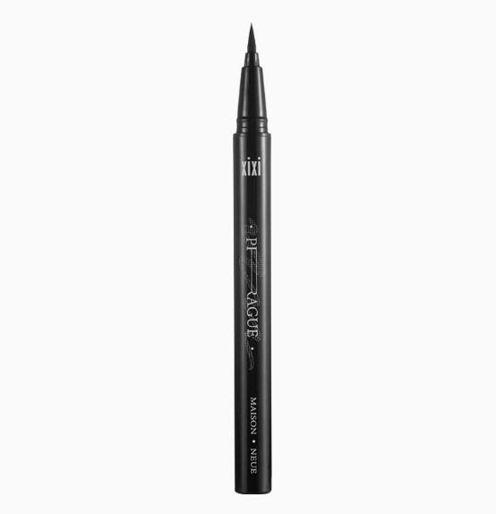 Makeup Eyeliner Pencil, Sweat-Resistant, Non-Blurry, Quick-Drying Liquid Liner for Beginners, Brown Hard Tip, Black